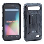 Wholesale ZTE Overture 2 Fanfare Z792 Speed Holster Combo Belt Clip Case (Black)